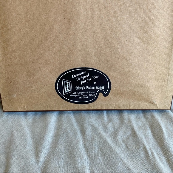 Pinkie And Blue Boy Framed Needlepoint Portraits Embroidery Crewel Vintage - Picture 9 of 9